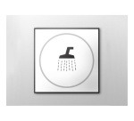 Panneau porte DOUCHE - relief et braille