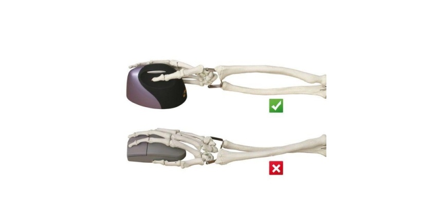 Souris Ergo verticale CONFORT pour gaucher filaire