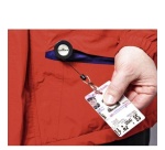 Enrouleurs porte-badges Design avec anneau métallique - par 10
