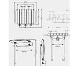 Siège de douche escamotable  (copie)