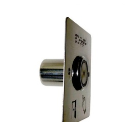Bouton poussoir PMR inox