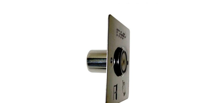 Bouton poussoir PMR inox