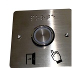 Bouton poussoir PMR inox