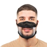 Masque inclusif fenêtre bord à bord réglable - Noir
