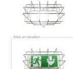 Grille de protection pour bloc autonome évacuation BAES