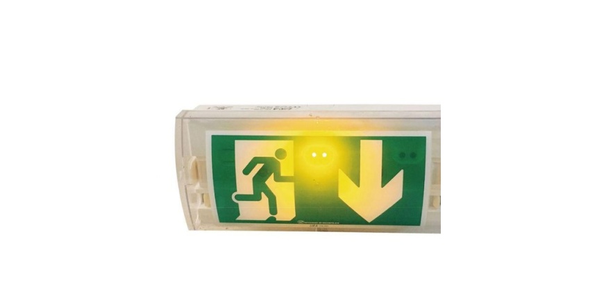 Étiquette de signalisation - Sortie - pour BAES bloc autonome