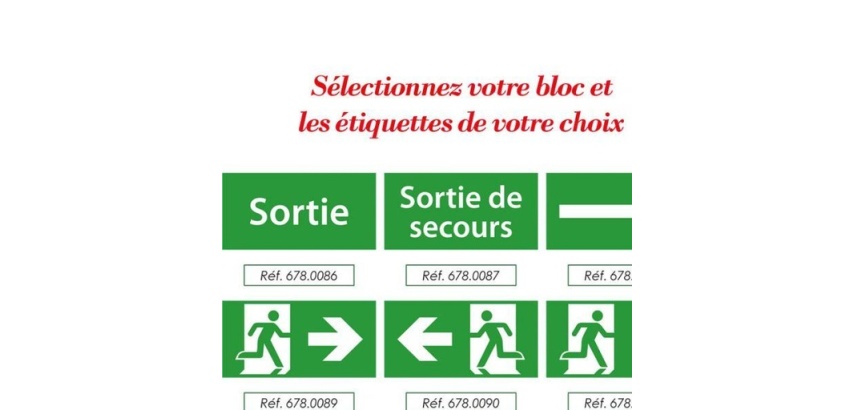 Bloc autonome vierge standard - Anti-panique