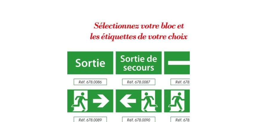 Bloc autonome vierge standard - Anti-panique
