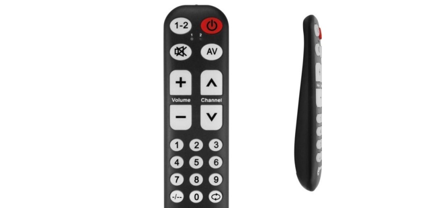 Télécommande 19 touches programmables Senior ou Malvoyant