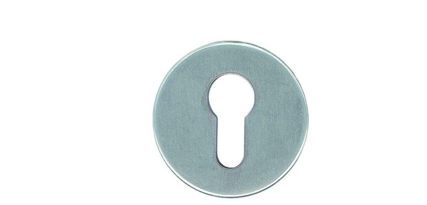 Paire de rosace inox en I