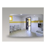 Miroir pour sanitaire incassable PLEXICHOK - 400 x 600 mm
