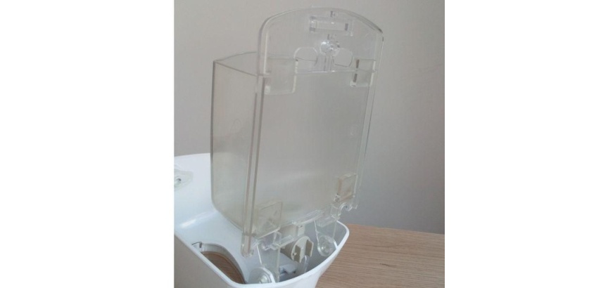Distributeur de savon PUSH blanc