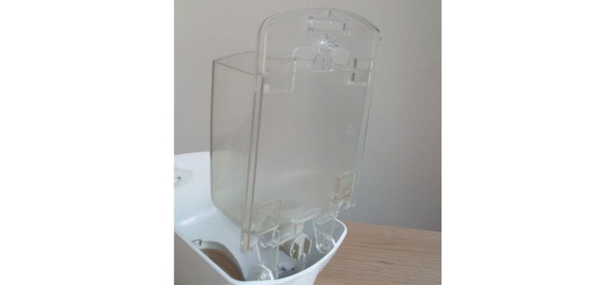 Distributeur de savon PUSH blanc