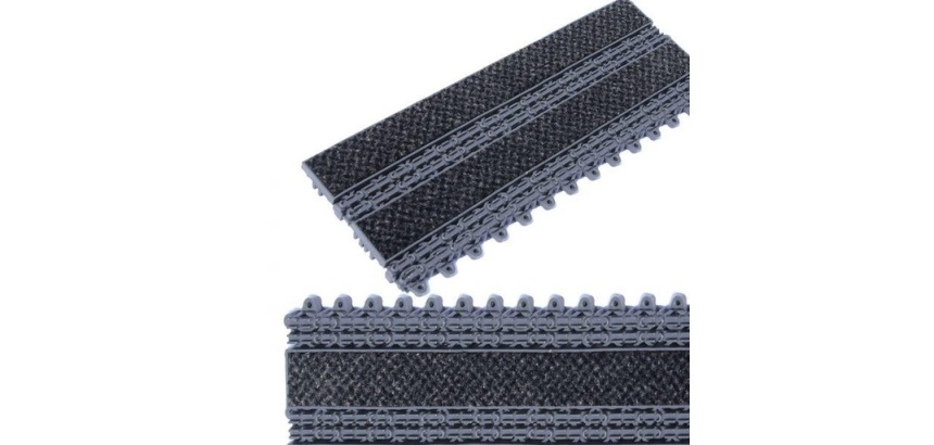 Tapis en dalles modulables pour fosse d'entrée