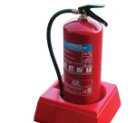 Socle base pour un extincteur  (Rouge)