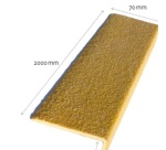 Nez de marche antidérapant Polygrain XL 50 x 30 x 1900 mm