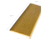 Nez de marche antidérapant Polygrain XL 50 x 30 x 1900 mm