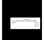 Nez de marche aluminium strié XL