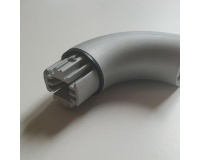 Angle interne-externe 90° pour main courante intérieure MALI en aluminium anodisé