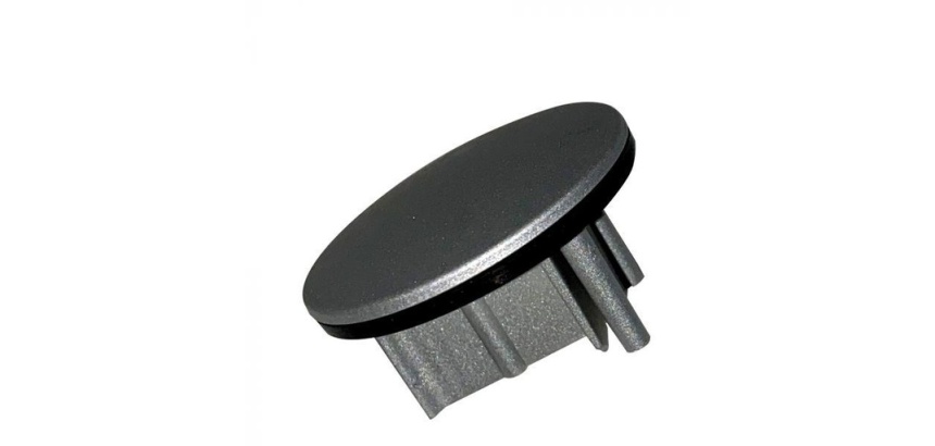 Bouchon plat pour main courante intérieure MALI en aluminium anodisé