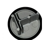 Bouchon plat pour main courante intérieure MALI en aluminium anodisé