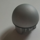 Bouchon rond pour main courante intérieure MALI en aluminium anodisé