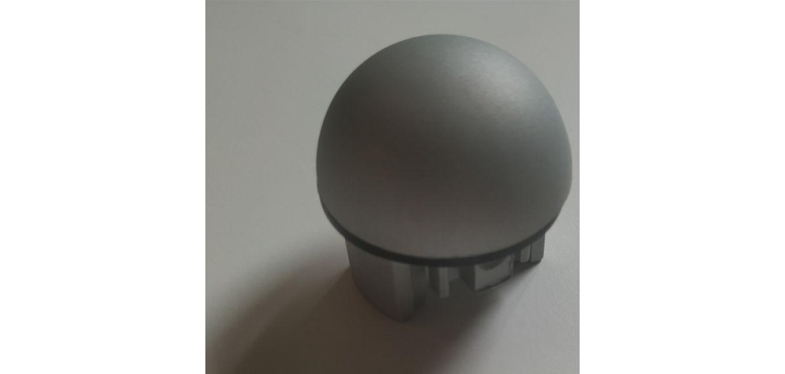 Bouchon rond pour main courante intérieure MALI en aluminium anodisé