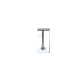 Poteau de garde-corps avec platine soudée INOXI