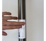 Manchon en Braille pour Main Courante Direction:1er étage -