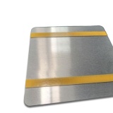 Pictogramme en aluminium brossé WC /PMR transfert gauche