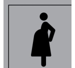 Pictogramme d'Information ISO 7001 Accès prioritaire aux femmes enceintes