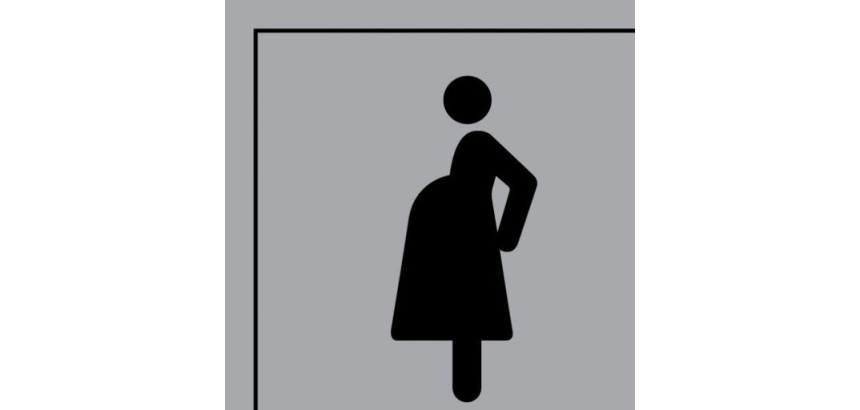 Pictogramme d'Information ISO 7001 Accès prioritaire aux femmes enceintes