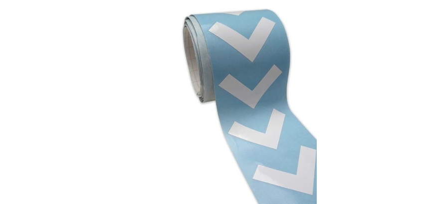 Bandes de signalisation MOTIF flèches  - Surfaces vitrées