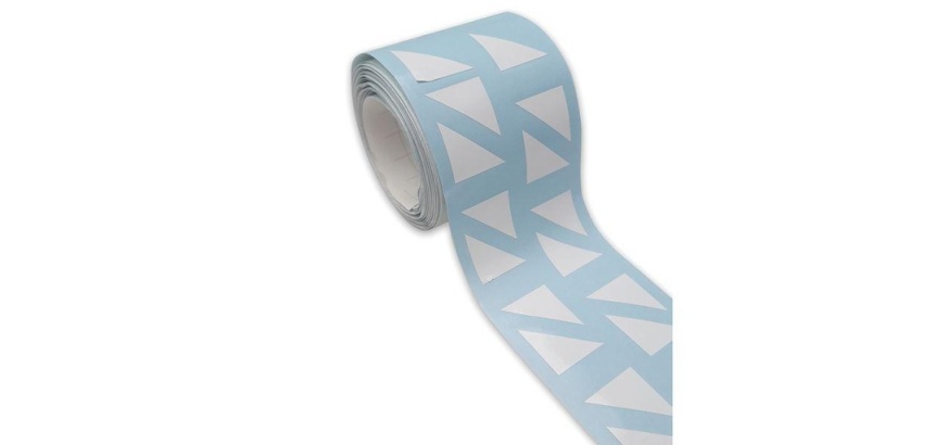 Bandes de signalisation MOTIF double triangle - Surfaces vitrées