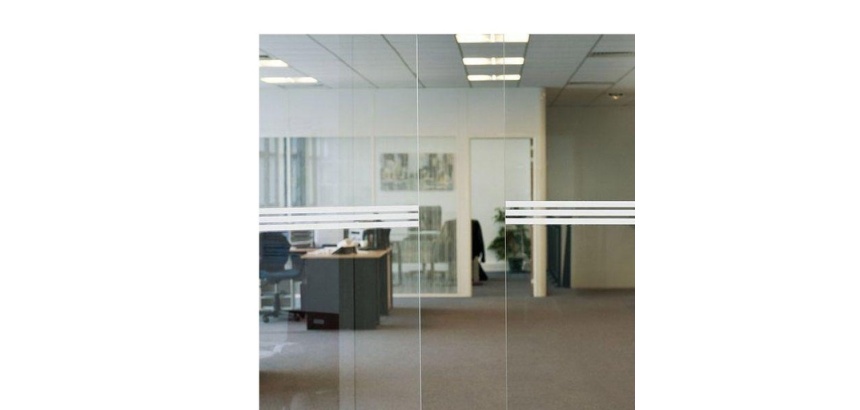 Bandes de Signalisation pour Surfaces Vitrées - Motif 3 bandes