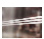 Bandes de Signalisation pour Surfaces Vitrées - Motif 3 bandes