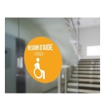 Adhésif orange pour carillon d'appel - Besoin d'aide- Jaune
