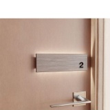 Chiffres adhésifs en Relief - Plaques Portes 0-9 - Hauteur 30 mm N°2