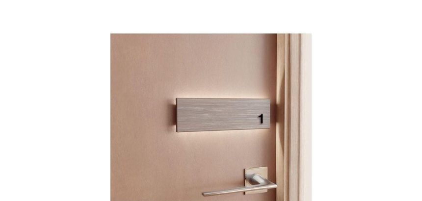 Chiffres en relief adhésif pour plaque de porte de 0 à 9