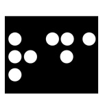 Étiquettes en Braille pour Bouton d'Ascenseur