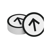 Pictogramme pour contremarche flèche