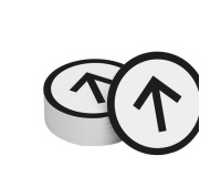 Pictogramme pour contremarche flèche