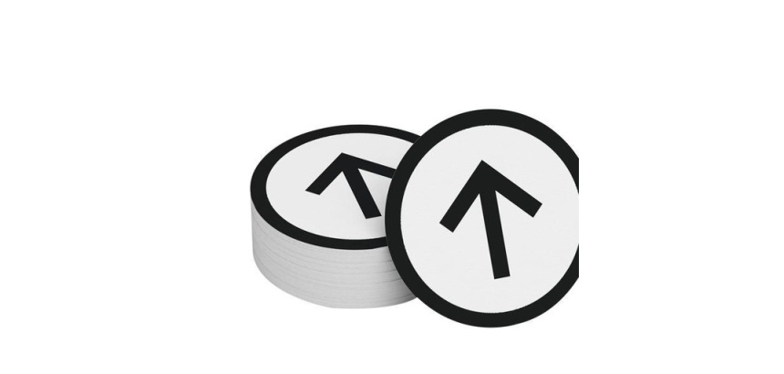 Pictogramme pour contremarche flèche