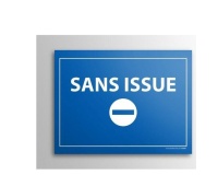 Plaque gravée sans issue