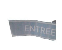 Bande de marquage surface porte vitrée
