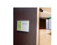 Plaque de porte fiche personnalisable  (105 x 210 mm)
