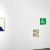 Panneau en PVC - Symbole Handicapé - 200 x 200mm