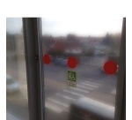 Ronds de Signalisation pour Surface vitrée par 60