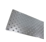 Dalle podotactile en acier corten
