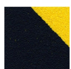 Adhésif antidérapant ECO -  jaune et noir - 18,3 mx 50mm